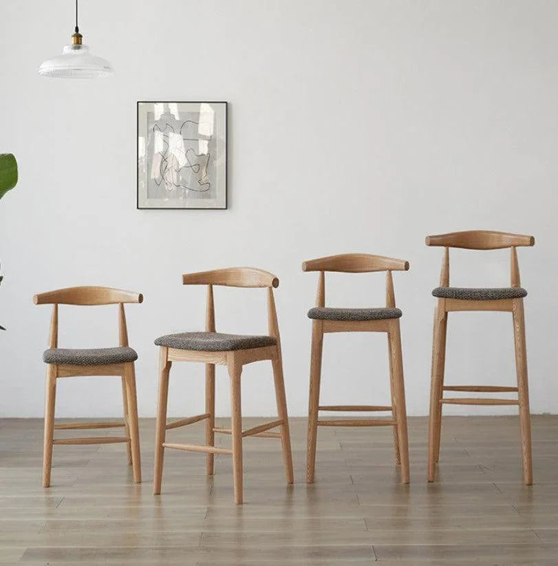 Solid Wood Horn Bar Chair | DARWIN - onehappyhome