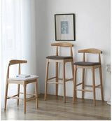 Solid Wood Horn Bar Chair | DARWIN - onehappyhome