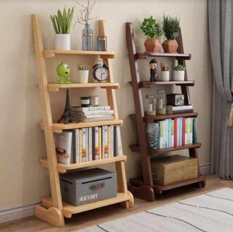 Solid Wood Ladder Shelf | LENA - onehappyhome