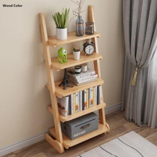 Solid Wood Ladder Shelf | LENA - onehappyhome
