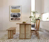 Solid Wood Rattan Dining Table | SIMEON - onehappyhome