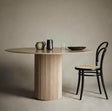 Solid Wood Round Dining Table | TILI - onehappyhome