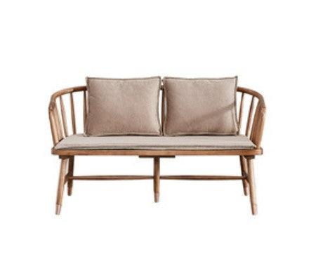 Solid Wood Sofa with Cushion | AASHNA - onehappyhome