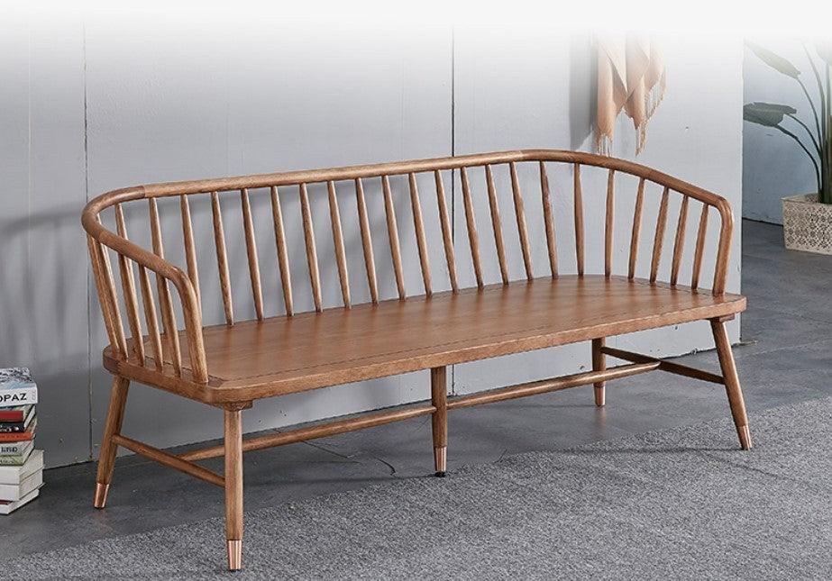 Solid Wood Sofa with Cushion | AASHNA - onehappyhome