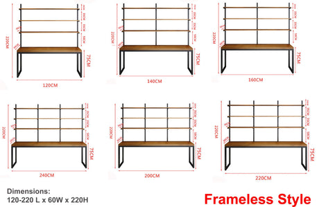 Solid Wood Study Table | SABRINA - onehappyhome