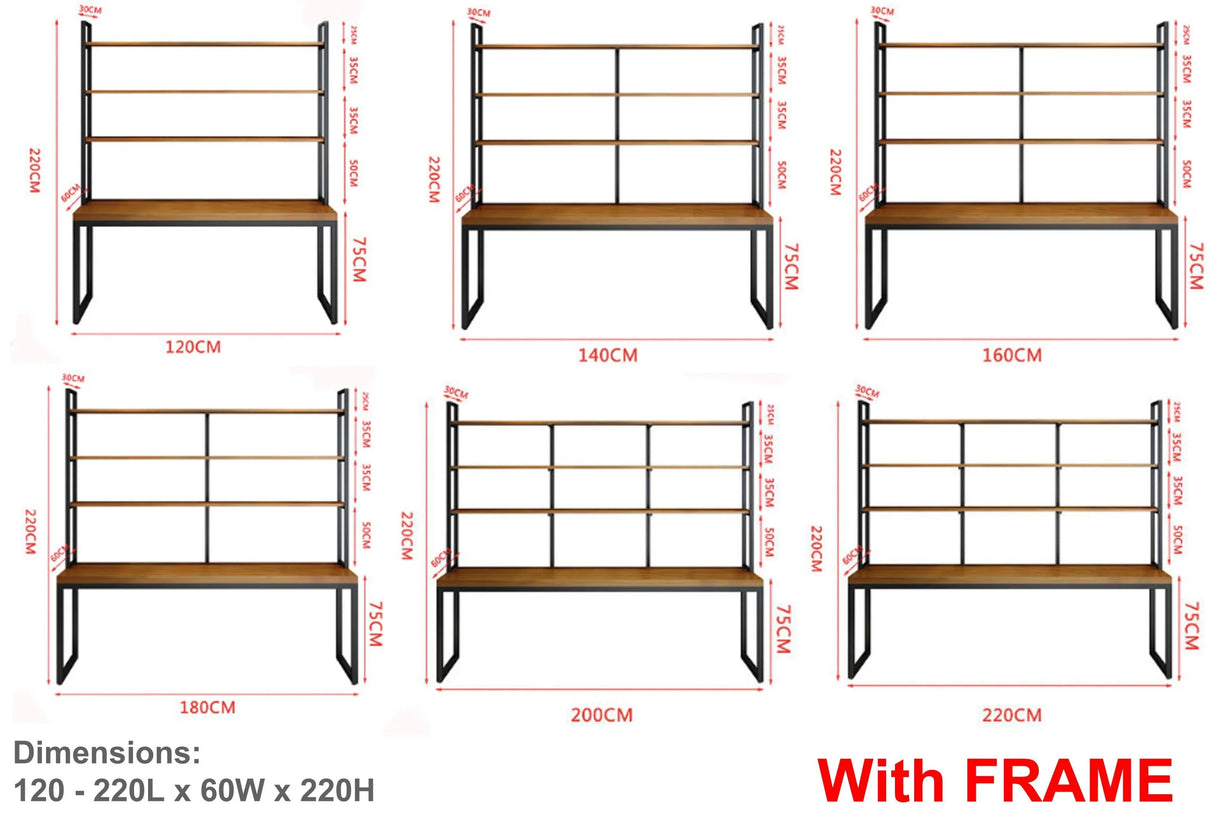 Solid Wood Study Table | SABRINA - onehappyhome