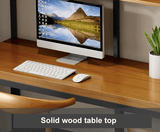 Solid Wood Study Table | SABRINA - onehappyhome