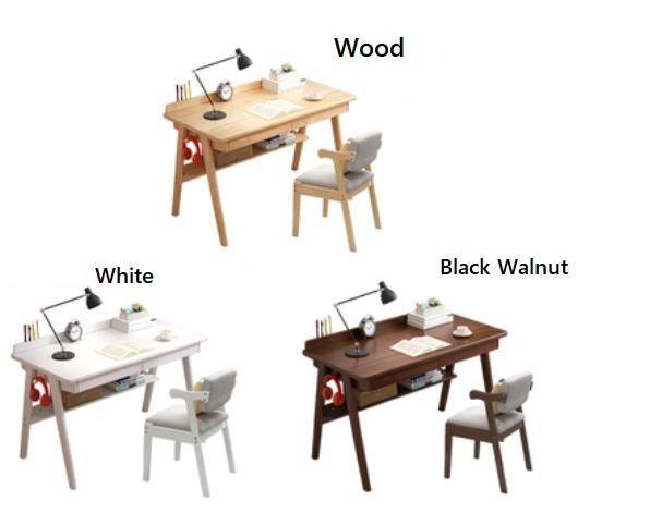 Solid Wood Study Table| SEAN - onehappyhome