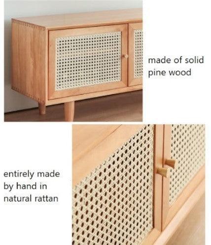 Solid Wood TV Console | TINA - onehappyhome