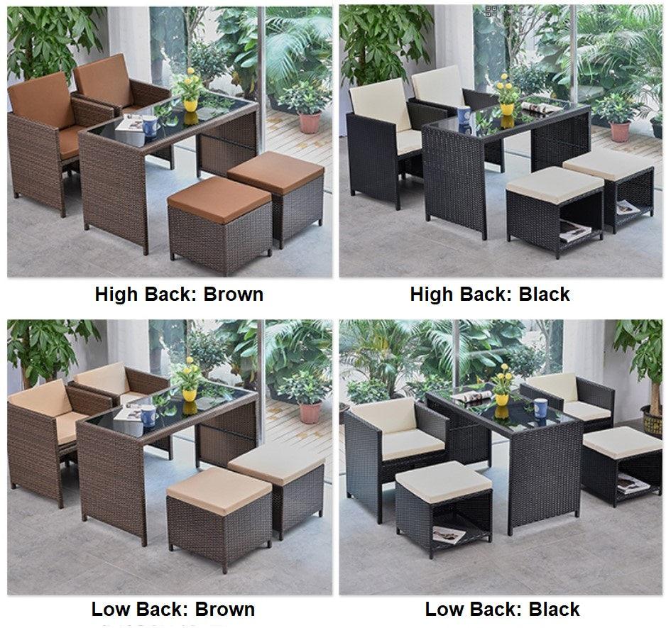 Space Saving Outdoor Furniture Set | GRACE - onehappyhome