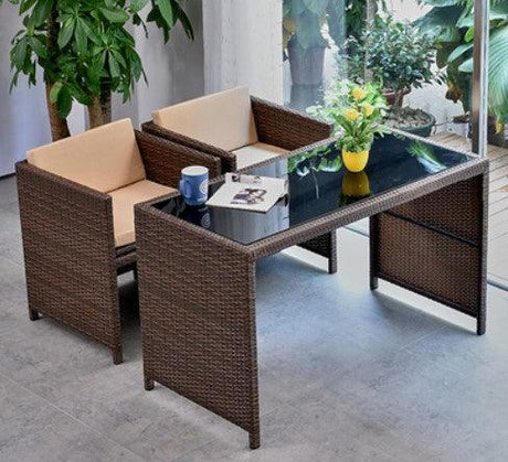 Space Saving Outdoor Furniture Set | GRACE - onehappyhome