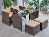 Space Saving Outdoor Furniture Set | GRACE - onehappyhome