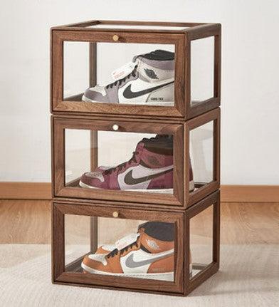 Stackable Shoe Storage Box (Set of 3) | WAYLON - onehappyhome