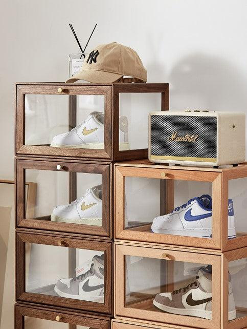 Stackable Shoe Storage Box (Set of 3) | WAYLON - onehappyhome