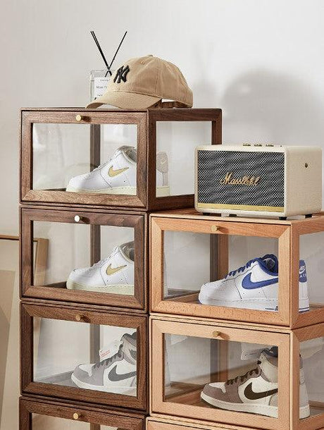 Stackable Shoe Storage Box (Set of 3) | WAYLON - onehappyhome