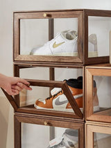 Stackable Shoe Storage Box (Set of 3) | WAYLON - onehappyhome