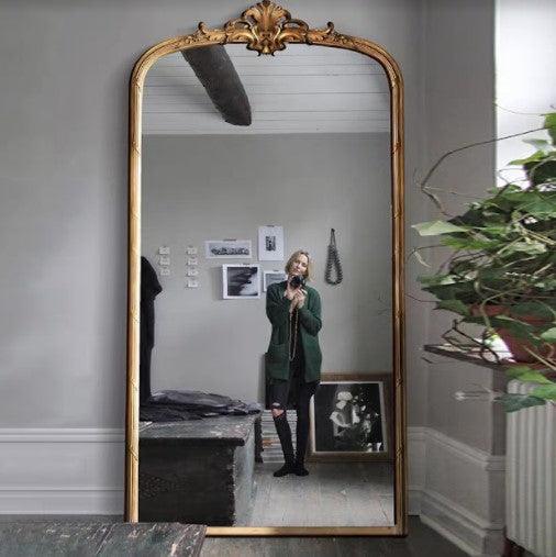 wall accent full length standing mirror