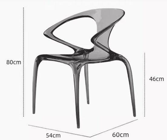 Transparent Chair | MAYA - onehappyhome