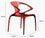 red transparent chair Singapore