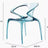 Transparent Chair | MAYA - onehappyhome