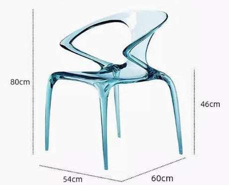 Transparent Chair | MAYA - onehappyhome