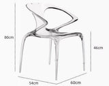 Transparent Chair | MAYA - onehappyhome