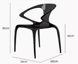 Transparent Chair | MAYA - onehappyhome