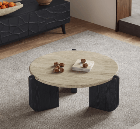 Travertine Coffee Table | ADAM - onehappyhome