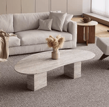 Travertine Coffee Table | SILAS - onehappyhome