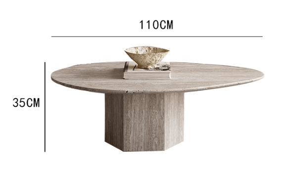 Travertine Coffee Table | SILAS - onehappyhome