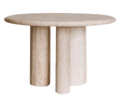 travertine dining table