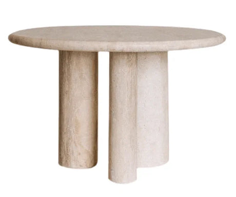 Travertine Dining Table | SWARA - onehappyhome