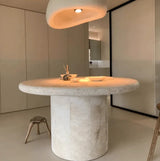 Travertine Dining Table | TARA - onehappyhome