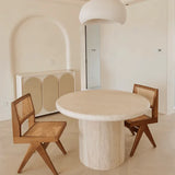 Travertine Dining Table | TARA - onehappyhome