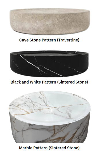 Travertine or Sintered Stone Coffee Table | AGNI - onehappyhome