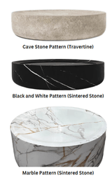 Travertine or Sintered Stone Coffee Table | AGNI - onehappyhome