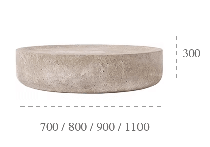 Travertine or Sintered Stone Coffee Table | AGNI - onehappyhome