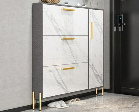 Ultra Slim Shoe Cabinet | LIVIA - onehappyhome