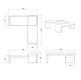 Upholstered Lounge Bench Set | SAMIR - onehappyhome