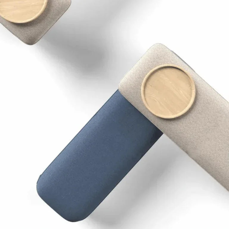 Upholstered Lounge Bench Set | SAMIR - onehappyhome