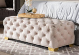 chesterfield ottoman bench