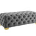 Velvet Tufted Ottoman Bench | ELISE - onehappyhome
