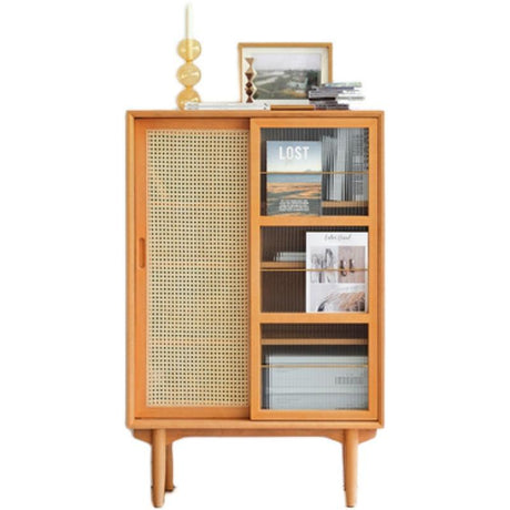 Vintage Rattan Side Cabinet | CANDICE - onehappyhome