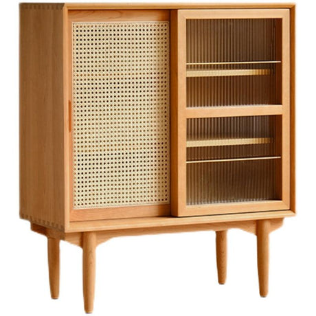 Vintage Rattan Side Cabinet | CANDICE - onehappyhome