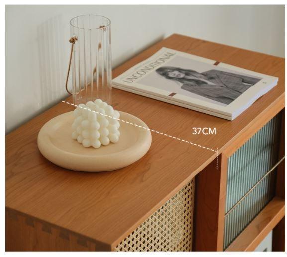 Vintage Rattan Side Cabinet | CANDICE - onehappyhome