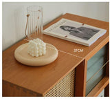 Vintage Rattan Side Cabinet | CANDICE - onehappyhome