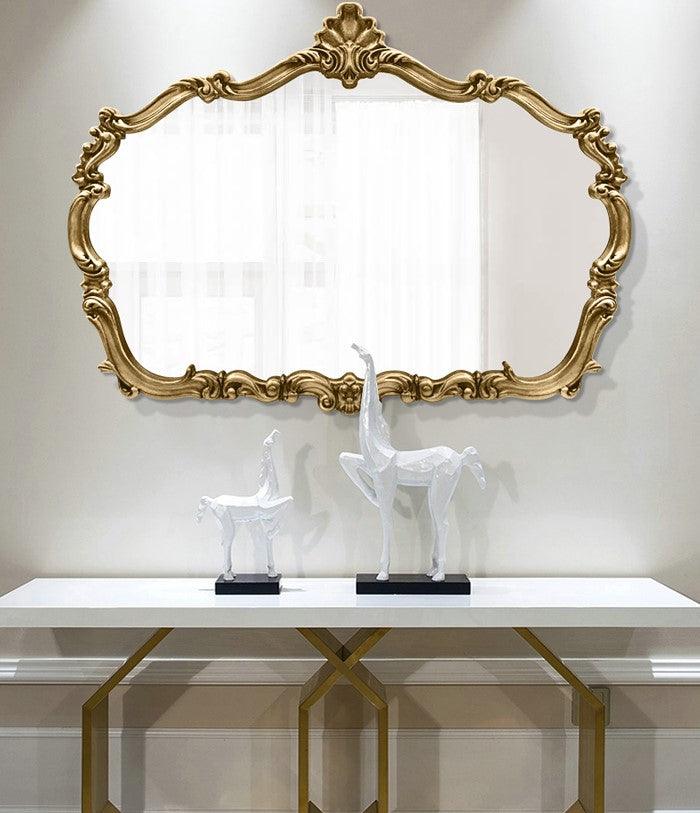 gold wall mirror