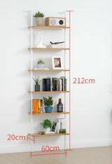 Wall Mount Industrial Solid Wood Display Shelf | MATEO - onehappyhome