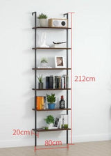 Wall Mount Industrial Solid Wood Display Shelf | MATEO - onehappyhome