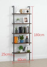 Wall Mount Industrial Solid Wood Display Shelf | MATEO - onehappyhome